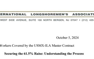 ILA, USMX, Contract Extension, collective bargaining, strikeILA contract Extension Goals